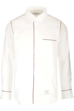 Thom Browne Oxford Framing Shirt Shirts White