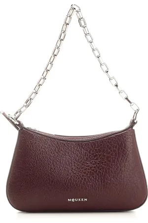 Alexander McQueen Mcqueen T-Bar Handbags Brown