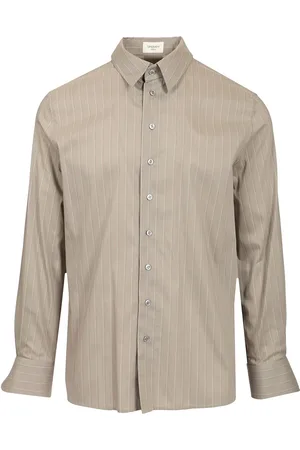 Saint Laurent Silk Voile Shirt Shirts Grey