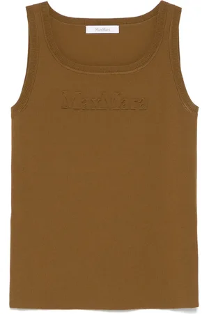 Tシャツ・カットソー MAX MARA CASHMERE TANK TOP 5971025206003-y-