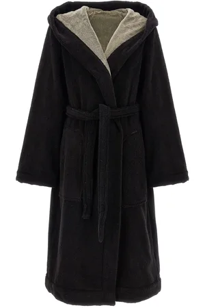 Rick Owens Beach Robe Towels Black