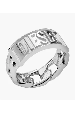 Diesel Men's Stainless Steel Band Ring