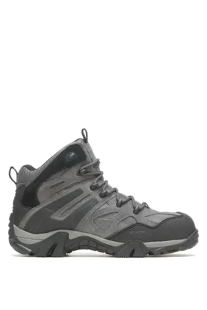 Wolverine Men Outdoor Shoes - Men's Wilderness Composite Toe Boot Charcoal Grey, Size 7 Extra Wide Width