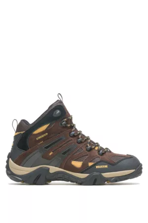 Wolverine Men Outdoor Shoes - Men's Wilderness Boot Brown/Gold, Size 7.5 Extra Wide Width