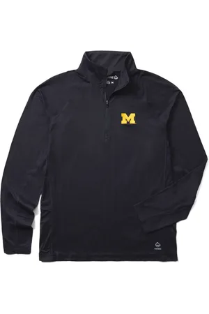 Wolverine X Valiant University of Michigan Sun-Stop Eco Half Zip , Size L